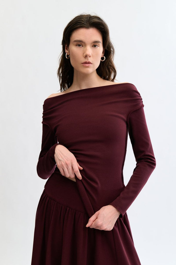 Eliza Faulkner Florence Skirt - Shiraz (Online Exclusive) - Victoire BoutiqueEliza FaulknerSkirts Ottawa Boutique Shopping Clothing