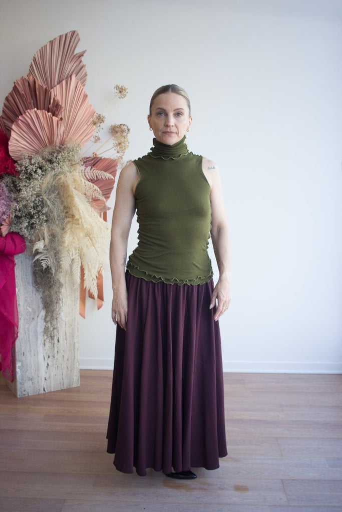 Eliza Faulkner Florence Skirt - Shiraz (Online Exclusive) - Victoire BoutiqueEliza FaulknerSkirts Ottawa Boutique Shopping Clothing