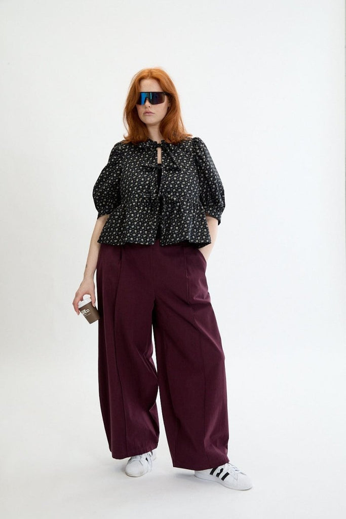 Eliza Faulkner Georgie Blouse - Black Floral (In Store) - Victoire BoutiqueEliza FaulknerShirts & Tops Ottawa Boutique Shopping Clothing