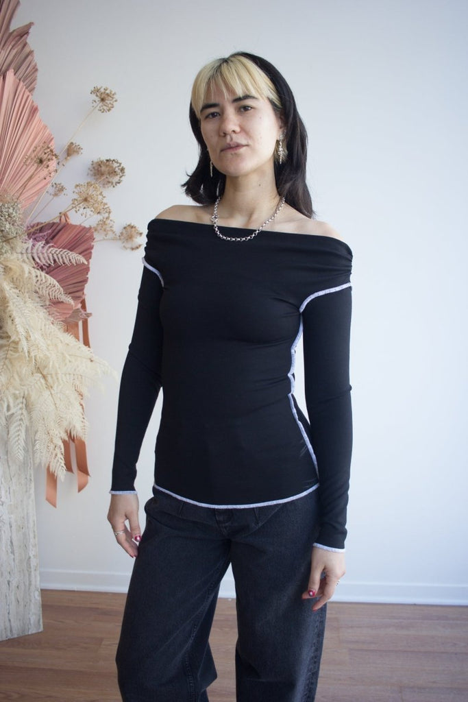 Eliza Faulkner Heidi Top - Black (Online Exclusive) - Victoire BoutiqueEliza FaulknerTops Ottawa Boutique Shopping Clothing