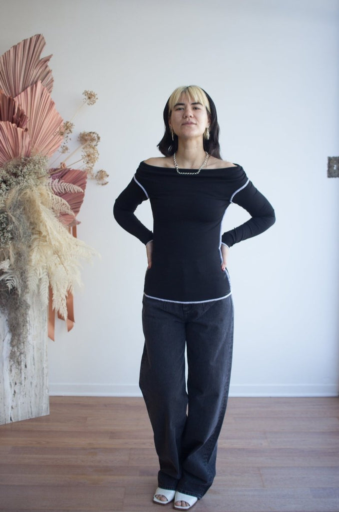 Eliza Faulkner Heidi Top - Black (Online Exclusive) - Victoire BoutiqueEliza FaulknerTops Ottawa Boutique Shopping Clothing