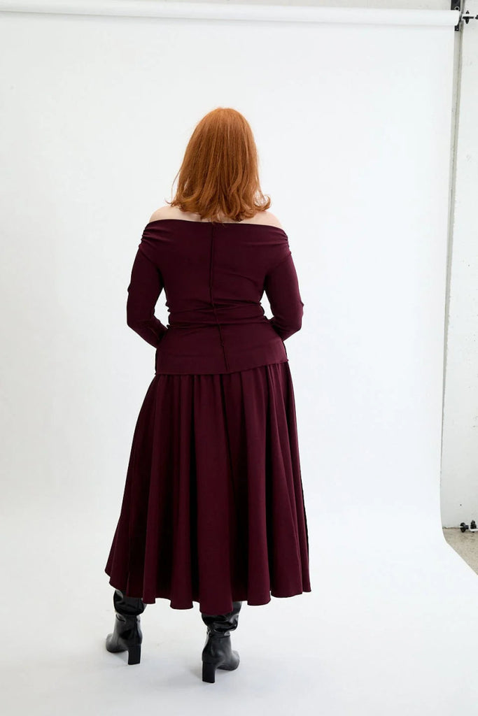 Eliza Faulkner Heidi Top - Shiraz (Online Exclusive) - Victoire BoutiqueEliza FaulknerTops Ottawa Boutique Shopping Clothing