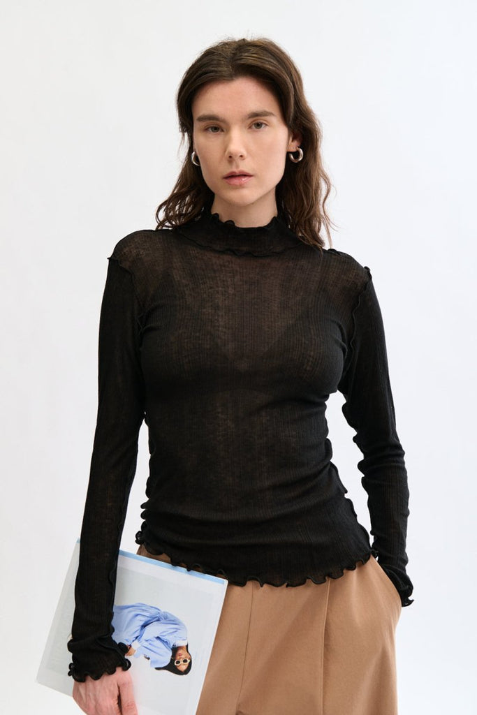 Eliza Faulkner Jane Turtleneck (Black) - Victoire BoutiqueEliza FaulknerShirts & Tops Ottawa Boutique Shopping Clothing