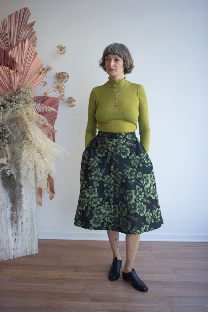 Eliza Faulkner Jane Turtleneck - Green (Online Exclusive) - Victoire BoutiqueEliza FaulknerTops Ottawa Boutique Shopping Clothing