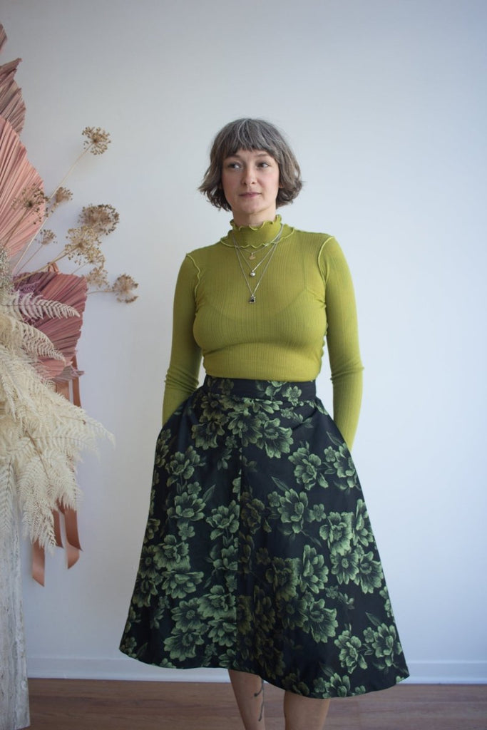 Eliza Faulkner Jane Turtleneck - Green (Online Exclusive) - Victoire BoutiqueEliza FaulknerTops Ottawa Boutique Shopping Clothing