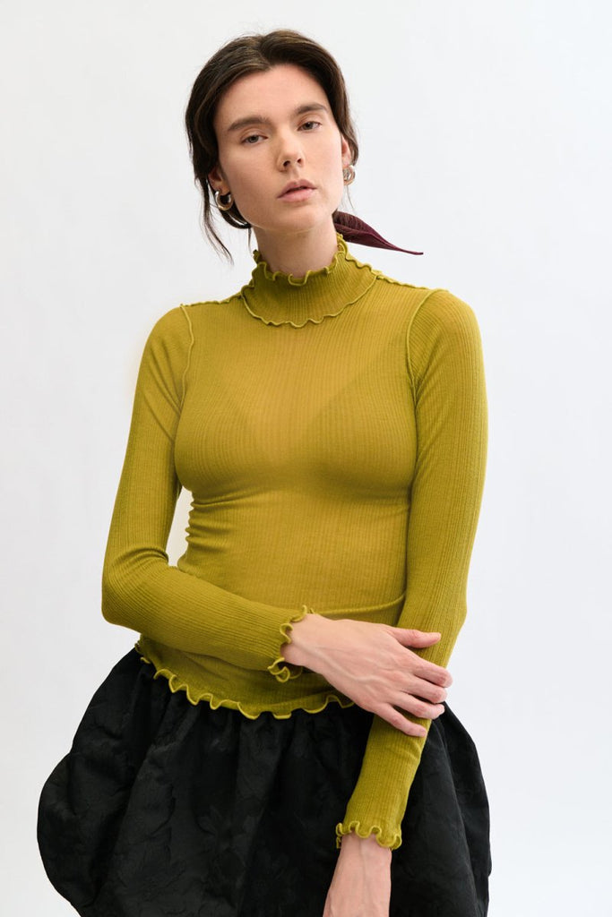 Eliza Faulkner Jane Turtleneck - Green (Online Exclusive) - Victoire BoutiqueEliza FaulknerTops Ottawa Boutique Shopping Clothing