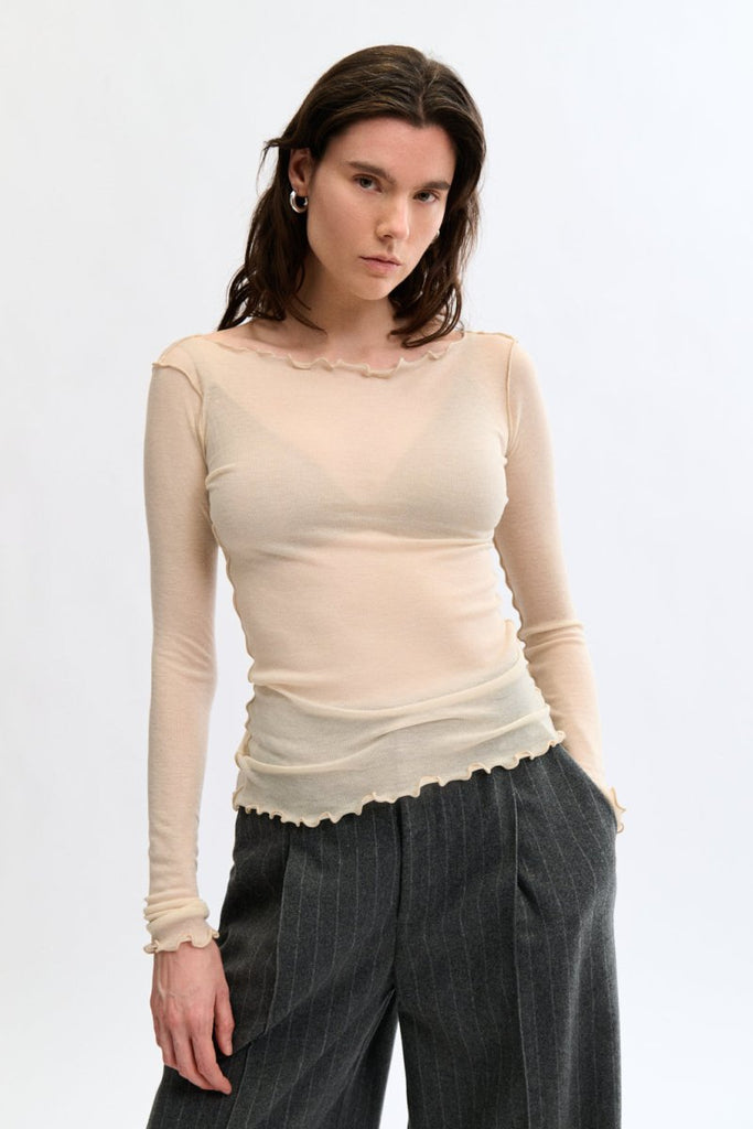 Eliza Faulkner Jess Top - Cream (Online Exclusive) - Victoire BoutiqueEliza FaulknerTops Ottawa Boutique Shopping Clothing