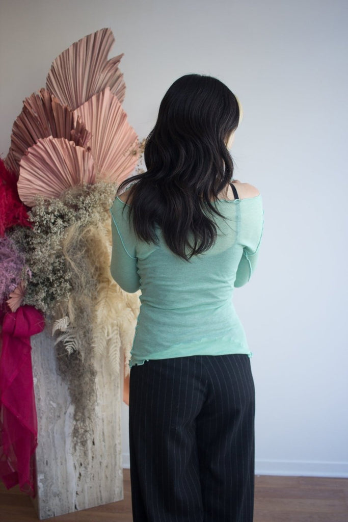 Eliza Faulkner Jess Top - Mint (Online Exclusive) - Victoire BoutiqueEliza FaulknerTops Ottawa Boutique Shopping Clothing