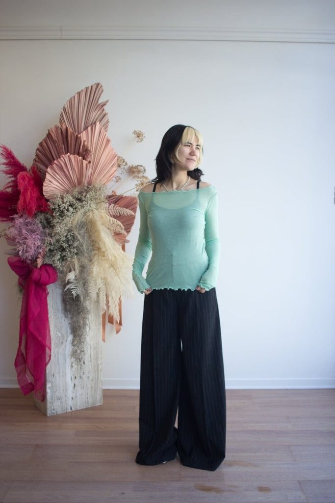 Eliza Faulkner Jess Top - Mint (Online Exclusive) - Victoire BoutiqueEliza FaulknerTops Ottawa Boutique Shopping Clothing