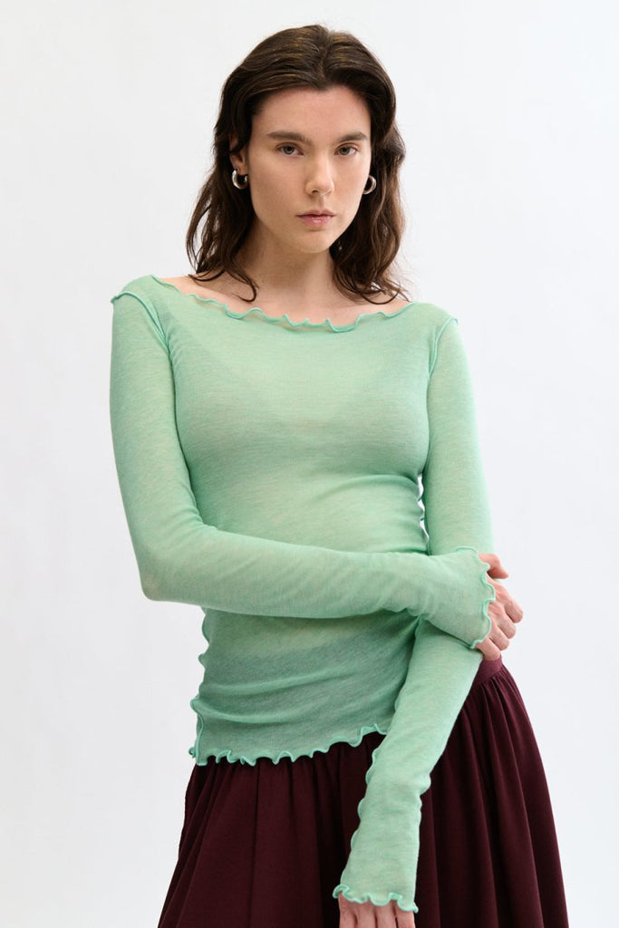 Eliza Faulkner Jess Top - Mint (Online Exclusive) - Victoire BoutiqueEliza FaulknerTops Ottawa Boutique Shopping Clothing