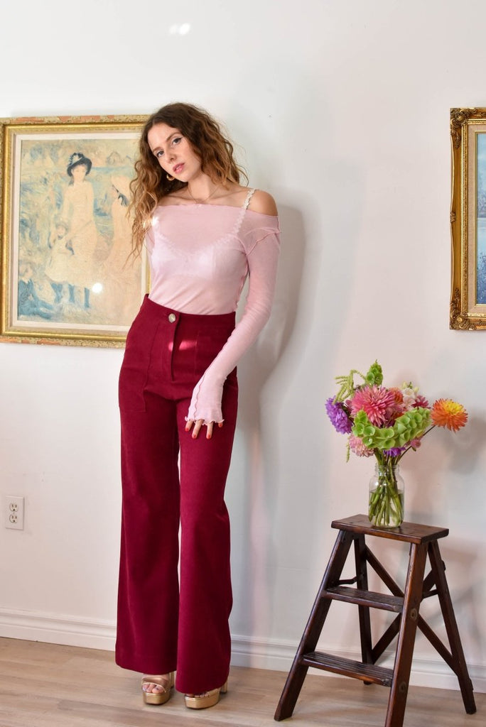 Eliza Faulkner Jess Top - Pink (In - Store) - Victoire BoutiqueEliza FaulknerTops Ottawa Boutique Shopping Clothing
