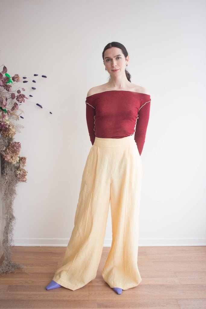 Eliza Faulkner Jess Top - Raspberry Jam (In Store) - Victoire BoutiqueEliza FaulknerTops Ottawa Boutique Shopping Clothing