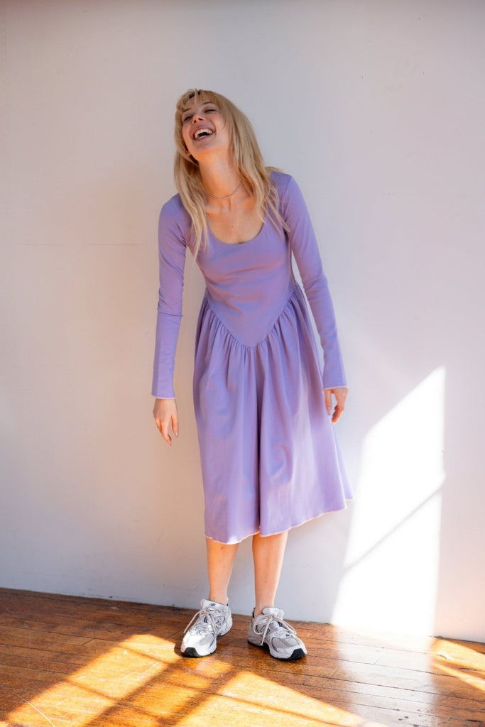 Eliza Faulkner Joan Dress (Lilac) - Victoire BoutiqueEliza FaulknerDresses Ottawa Boutique Shopping Clothing