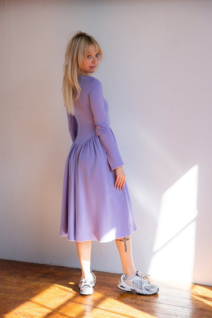 Eliza Faulkner Joan Dress (Lilac) - Victoire BoutiqueEliza FaulknerDresses Ottawa Boutique Shopping Clothing