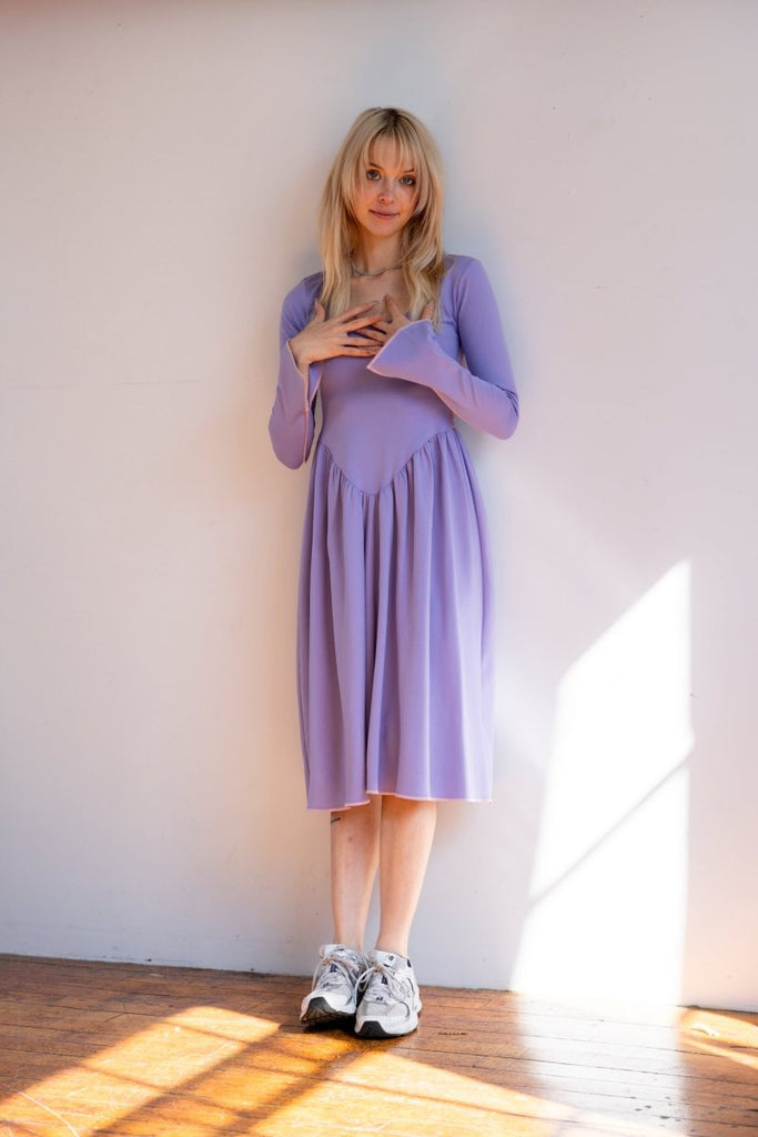 Eliza Faulkner Joan Dress (Lilac) - Victoire BoutiqueEliza FaulknerDresses Ottawa Boutique Shopping Clothing