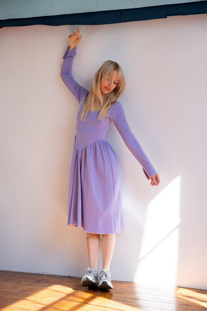 Eliza Faulkner Joan Dress (Lilac) - Victoire BoutiqueEliza FaulknerDresses Ottawa Boutique Shopping Clothing