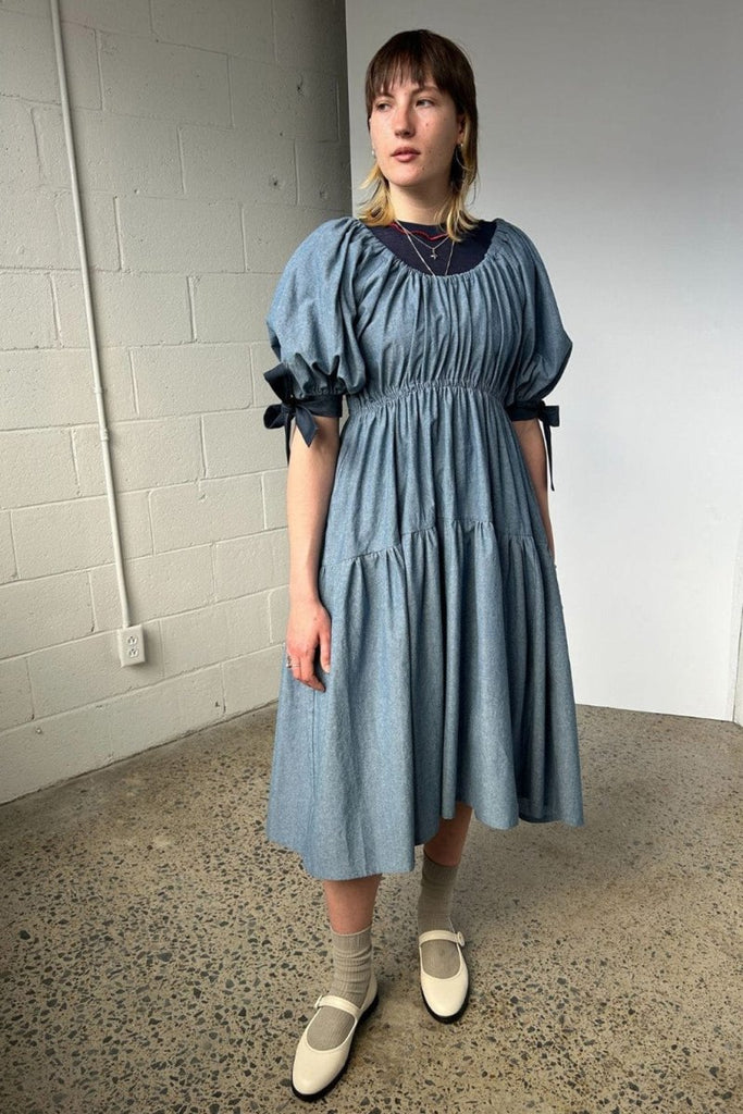 Eliza Faulkner Jolen Dress (Denim) - Victoire BoutiqueEliza FaulknerDresses Ottawa Boutique Shopping Clothing