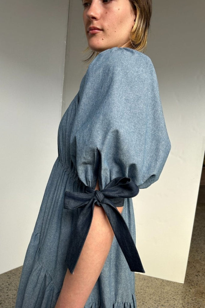 Eliza Faulkner Jolen Dress (Denim) - Victoire BoutiqueEliza FaulknerDresses Ottawa Boutique Shopping Clothing