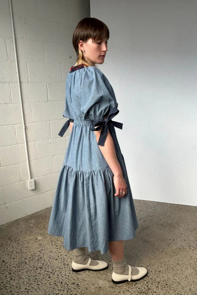 Eliza Faulkner Jolen Dress (Denim) - Victoire BoutiqueEliza FaulknerDresses Ottawa Boutique Shopping Clothing