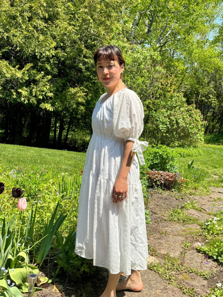 Eliza Faulkner Jolen Dress (White Eyelet) - Victoire BoutiqueEliza FaulknerDresses Ottawa Boutique Shopping Clothing