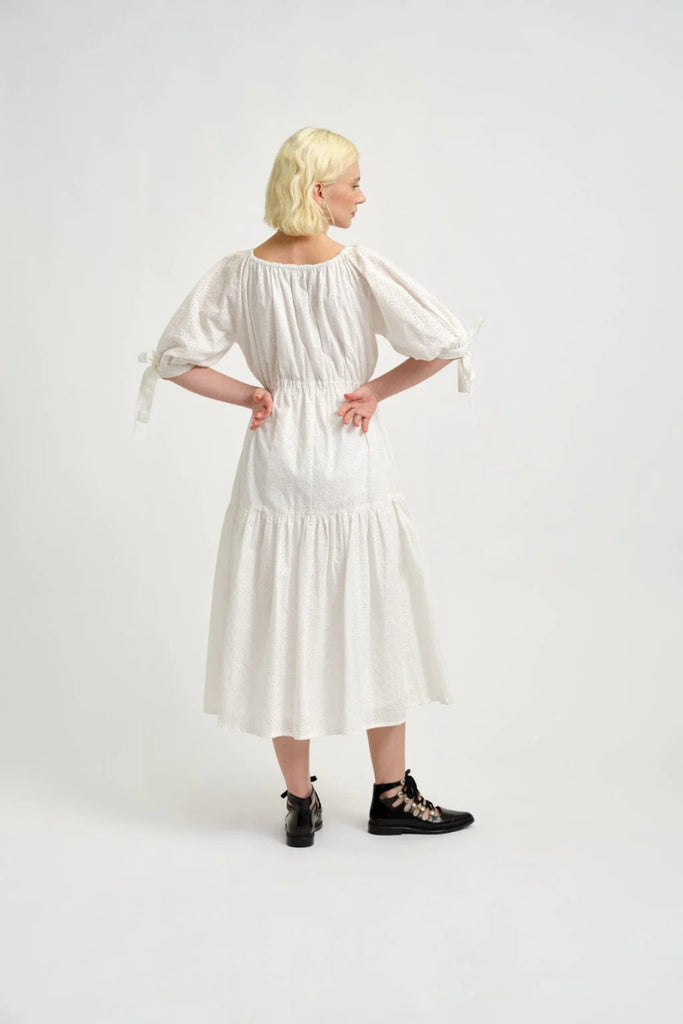 Eliza Faulkner Jolen Dress (White Eyelet) - Victoire BoutiqueEliza FaulknerDresses Ottawa Boutique Shopping Clothing