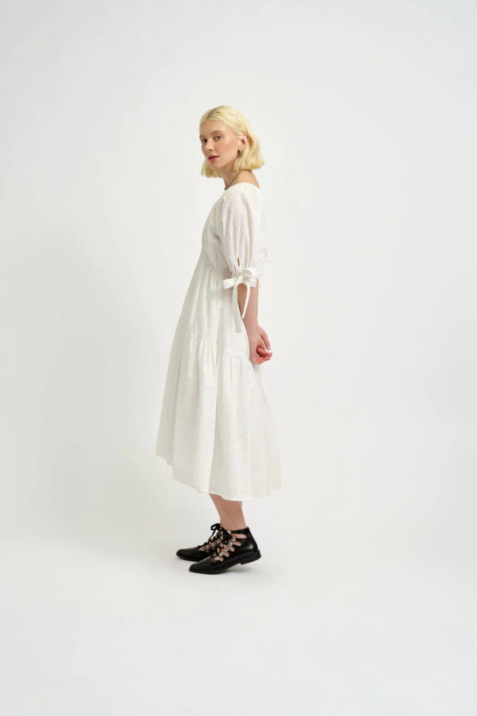 Eliza Faulkner Jolen Dress (White Eyelet) - Victoire BoutiqueEliza FaulknerDresses Ottawa Boutique Shopping Clothing