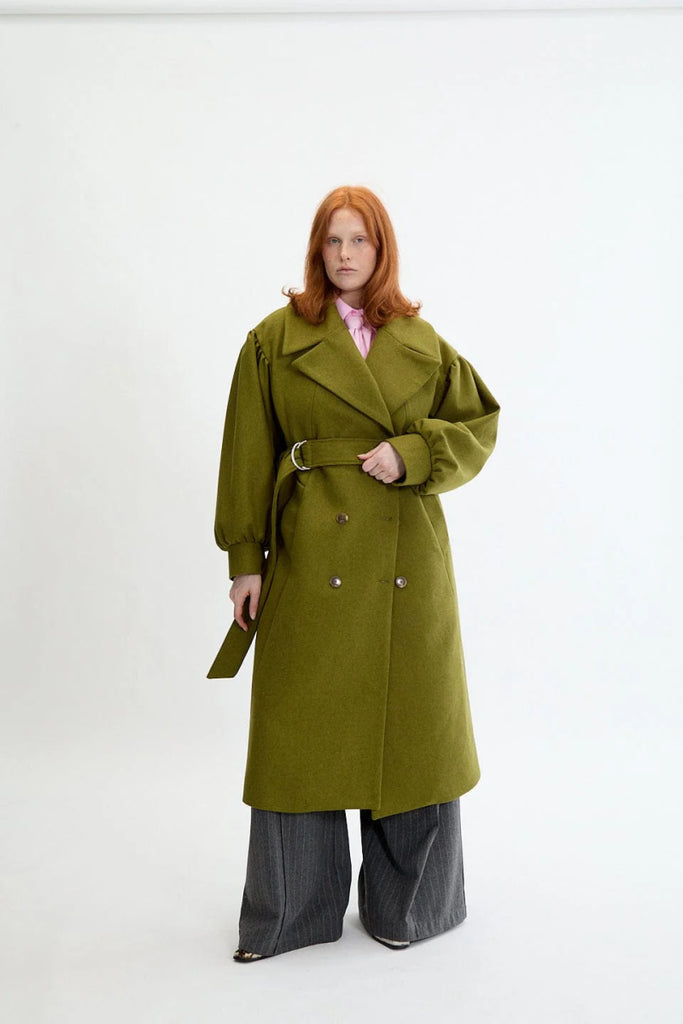 Eliza Faulkner Josephine Coat - Green (Online Exclusive) - Victoire BoutiqueEliza FaulknerOuterwear Ottawa Boutique Shopping Clothing