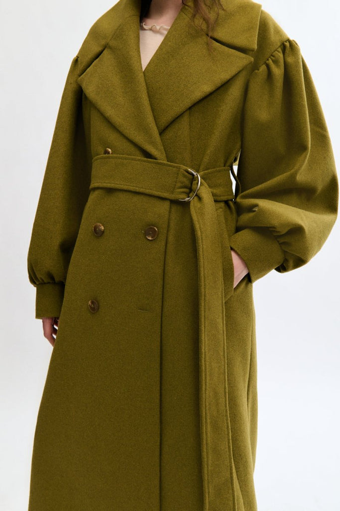 Eliza Faulkner Josephine Coat - Green (Online Exclusive) - Victoire BoutiqueEliza FaulknerOuterwear Ottawa Boutique Shopping Clothing