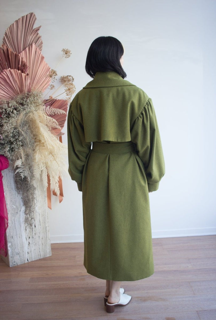 Eliza Faulkner Josephine Coat - Green (Online Exclusive) - Victoire BoutiqueEliza FaulknerOuterwear Ottawa Boutique Shopping Clothing