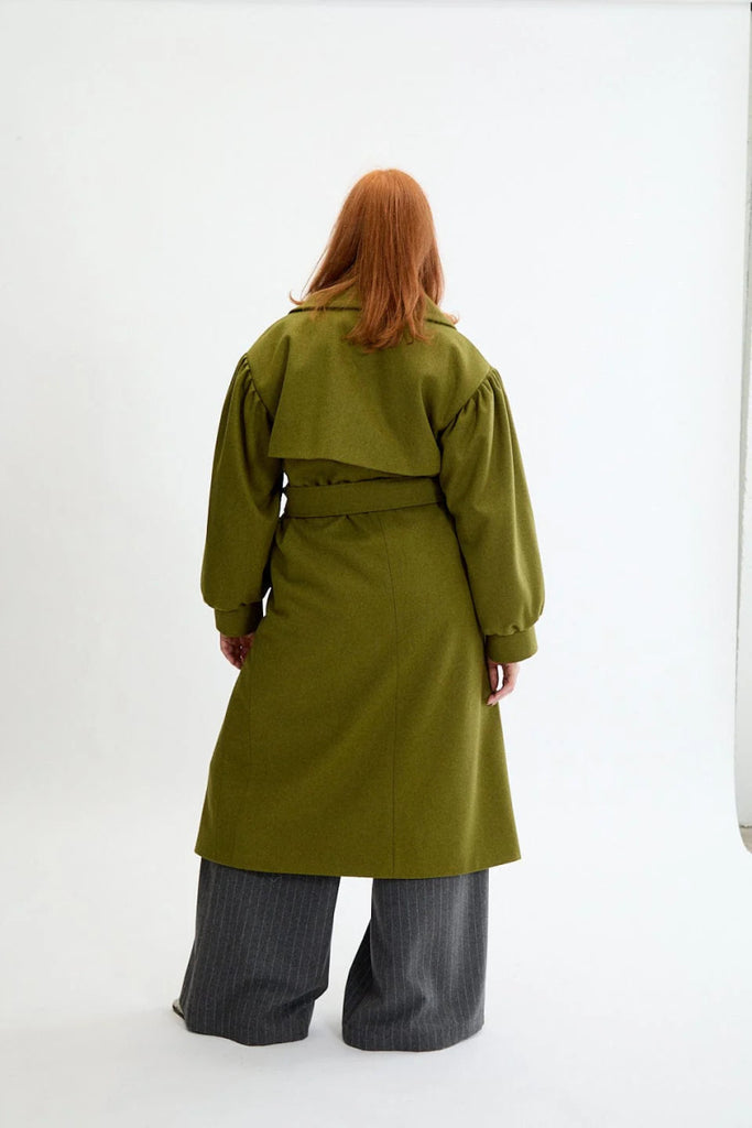 Eliza Faulkner Josephine Coat - Green (Online Exclusive) - Victoire BoutiqueEliza FaulknerOuterwear Ottawa Boutique Shopping Clothing