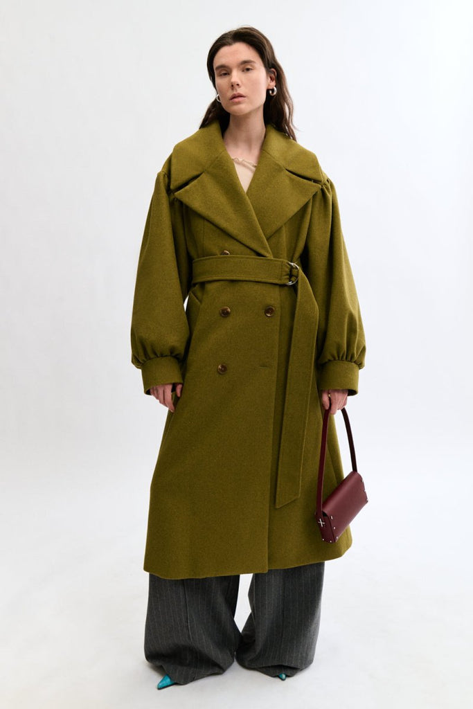 Eliza Faulkner Josephine Coat - Green (Online Exclusive) - Victoire BoutiqueEliza FaulknerOuterwear Ottawa Boutique Shopping Clothing