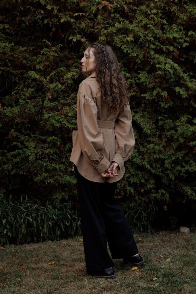 Eliza Faulkner Laurence Jacket - Fawn (In - Store) - Victoire BoutiqueEliza FaulknerOuterwear Ottawa Boutique Shopping Clothing