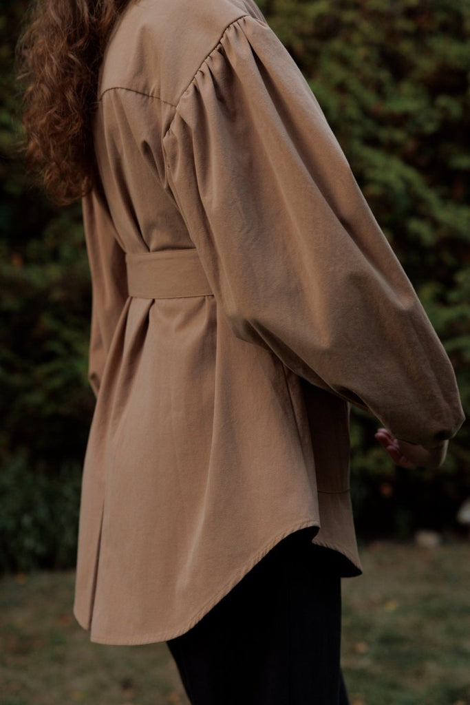 Eliza Faulkner Laurence Jacket - Fawn (In - Store) - Victoire BoutiqueEliza FaulknerOuterwear Ottawa Boutique Shopping Clothing