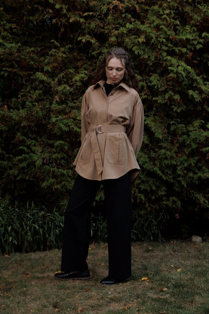 Eliza Faulkner Laurence Jacket - Fawn (In - Store) - Victoire BoutiqueEliza FaulknerOuterwear Ottawa Boutique Shopping Clothing