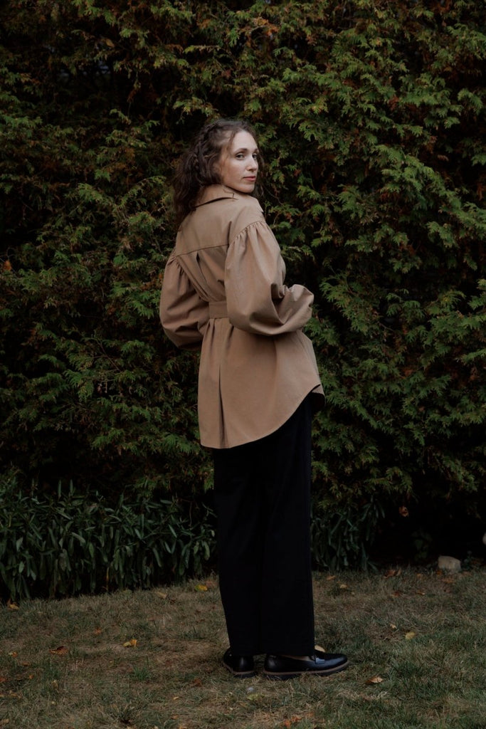 Eliza Faulkner Laurence Jacket - Fawn (In - Store) - Victoire BoutiqueEliza FaulknerOuterwear Ottawa Boutique Shopping Clothing