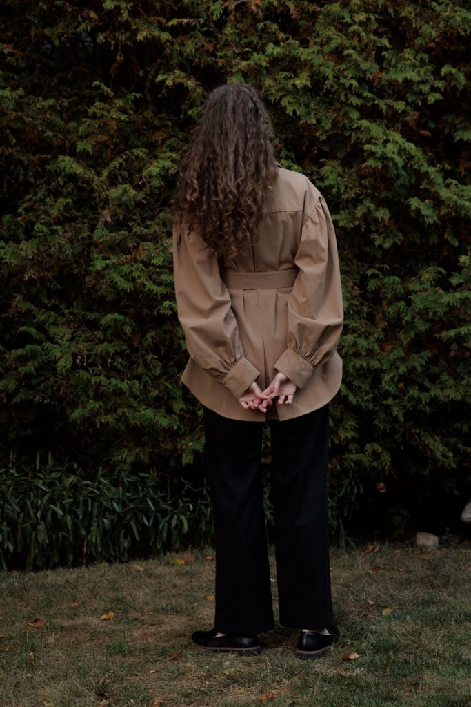 Eliza Faulkner Laurence Jacket - Fawn (In - Store) - Victoire BoutiqueEliza FaulknerOuterwear Ottawa Boutique Shopping Clothing