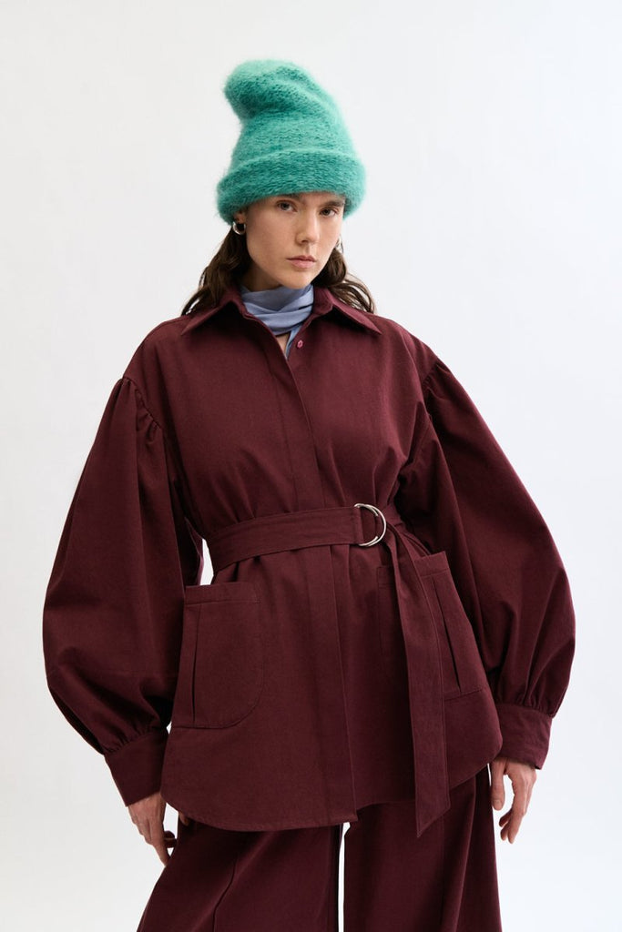 Eliza Faulkner Laurence Jacket - Shiraz (Online Exclusive) - Victoire BoutiqueEliza FaulknerOuterwear Ottawa Boutique Shopping Clothing