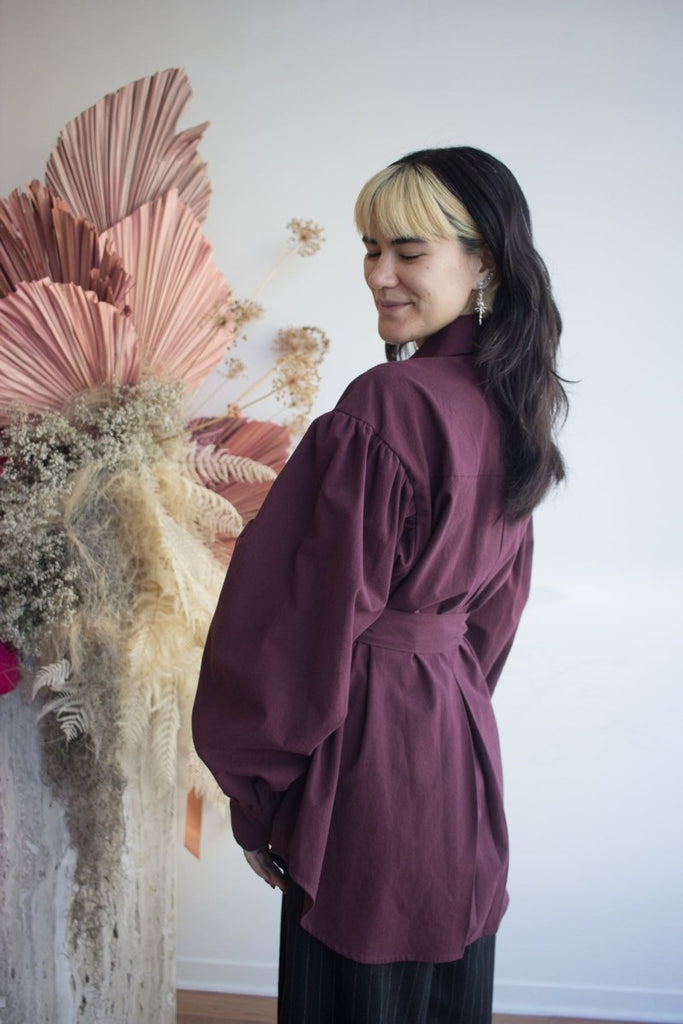 Eliza Faulkner Laurence Jacket - Shiraz (Online Exclusive) - Victoire BoutiqueEliza FaulknerOuterwear Ottawa Boutique Shopping Clothing