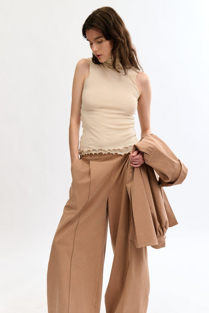 Eliza Faulkner Loulou Top - Cream (Online Exclusive) - Victoire BoutiqueEliza FaulknerTops Ottawa Boutique Shopping Clothing