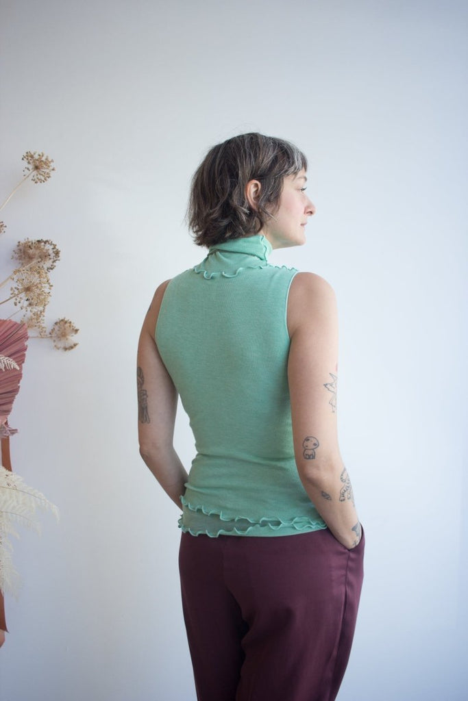 Eliza Faulkner Loulou Top - Mint (Online Exclusive) - Victoire BoutiqueEliza FaulknerTops Ottawa Boutique Shopping Clothing