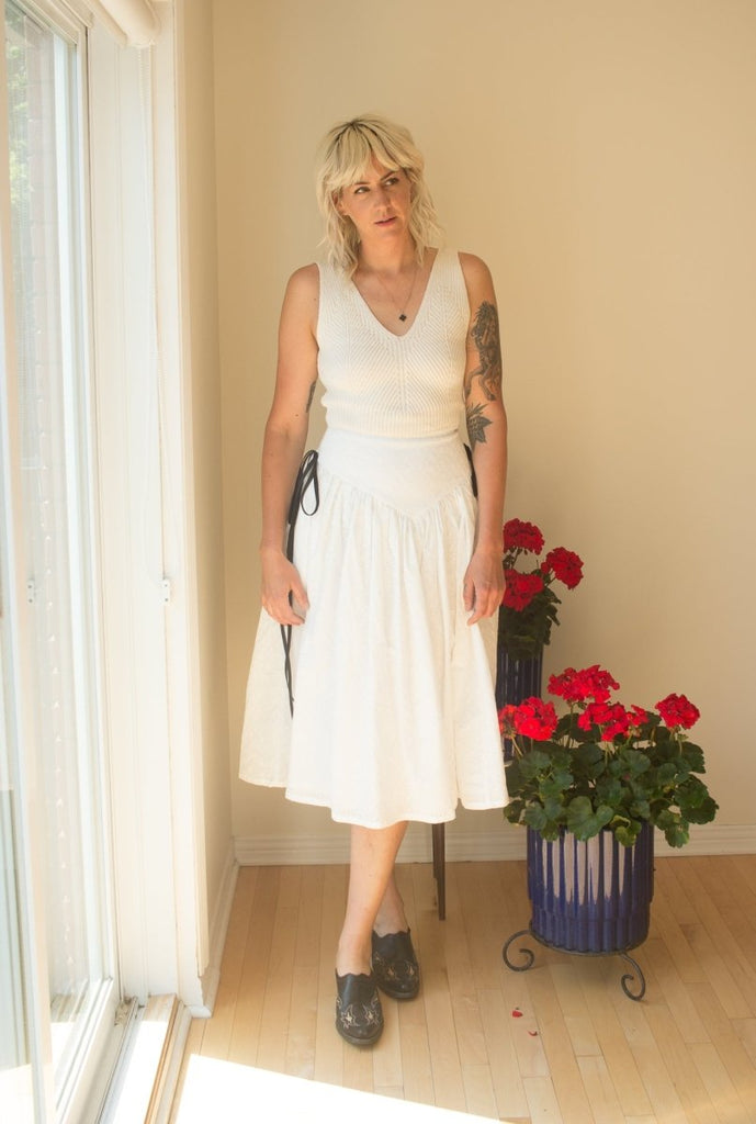 Eliza Faulkner Lucille Skirt (White Eyelet) - Victoire BoutiqueEliza FaulknerBottoms Ottawa Boutique Shopping Clothing