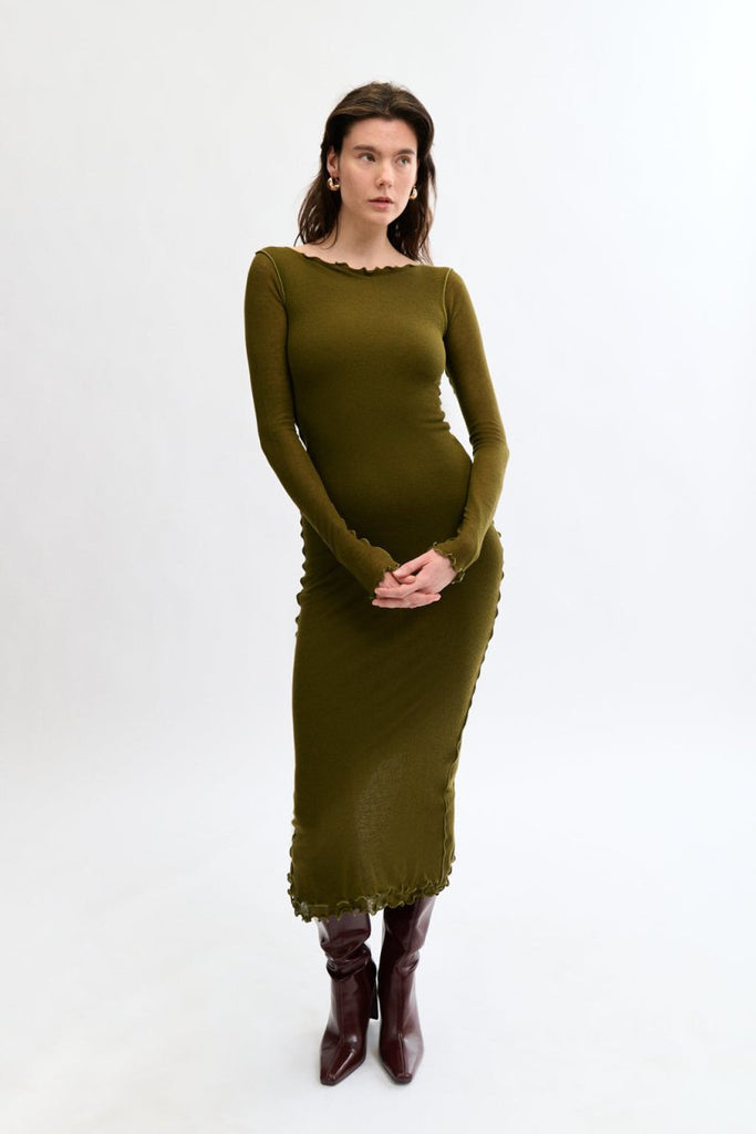 Eliza Faulkner Riley Dress - Green (Online Exclusive) - Victoire BoutiqueEliza FaulknerDresses Ottawa Boutique Shopping Clothing