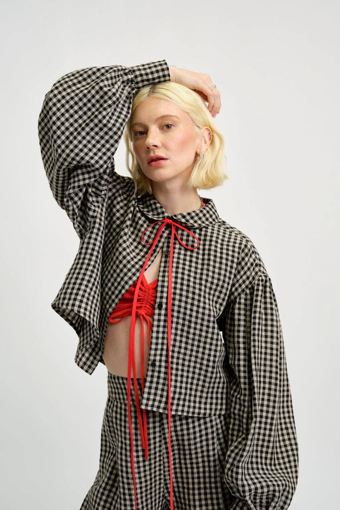 Eliza Faulkner Tabitha Shirt (Gingham) - Victoire BoutiqueEliza FaulknerShirts & Tops Ottawa Boutique Shopping Clothing