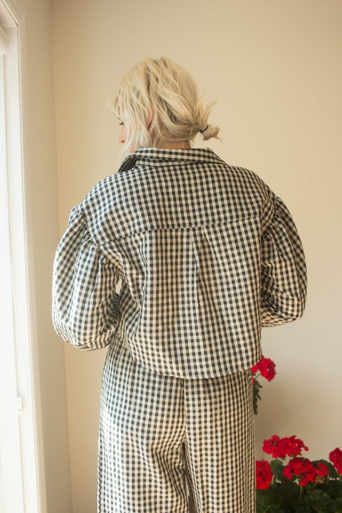 Eliza Faulkner Tabitha Shirt (Gingham) - Victoire BoutiqueEliza FaulknerShirts & Tops Ottawa Boutique Shopping Clothing