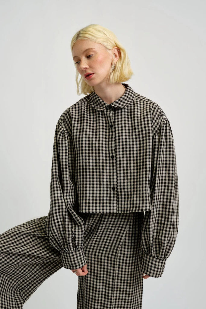 Eliza Faulkner Tabitha Shirt (Gingham) - Victoire BoutiqueEliza FaulknerShirts & Tops Ottawa Boutique Shopping Clothing