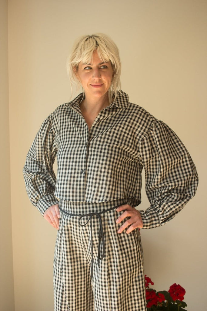 Eliza Faulkner Tabitha Shirt (Gingham) - Victoire BoutiqueEliza FaulknerShirts & Tops Ottawa Boutique Shopping Clothing