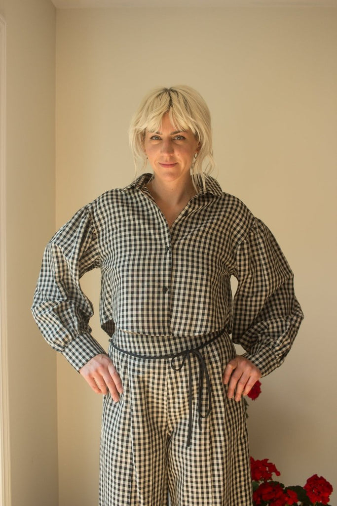 Eliza Faulkner Tabitha Shirt (Gingham) - Victoire BoutiqueEliza FaulknerShirts & Tops Ottawa Boutique Shopping Clothing