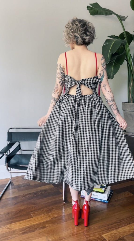 Eliza Faulkner Tessa Dress (Gingham) - Victoire BoutiqueEliza FaulknerDresses Ottawa Boutique Shopping Clothing