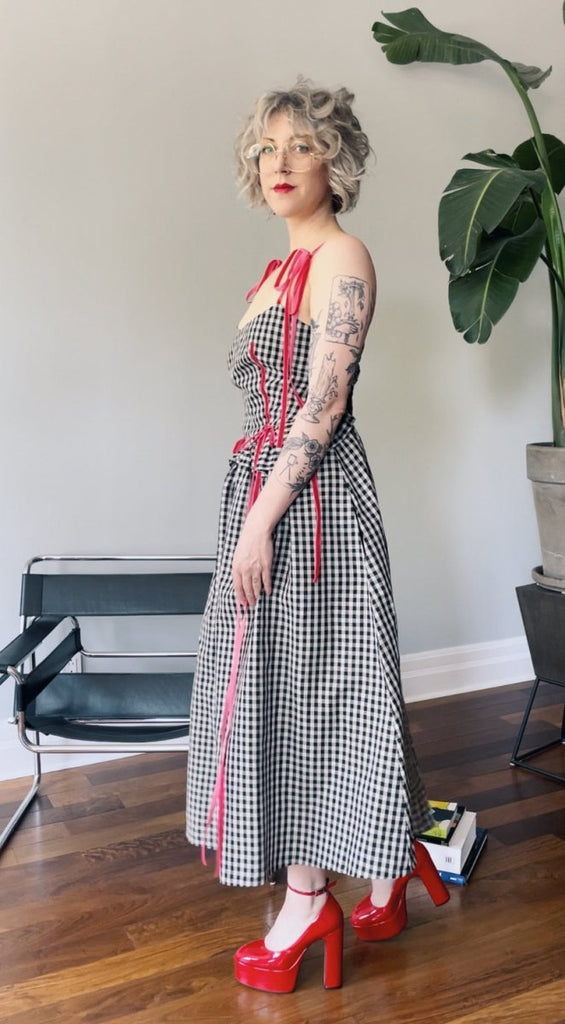 Eliza Faulkner Tessa Dress (Gingham) - Victoire BoutiqueEliza FaulknerDresses Ottawa Boutique Shopping Clothing