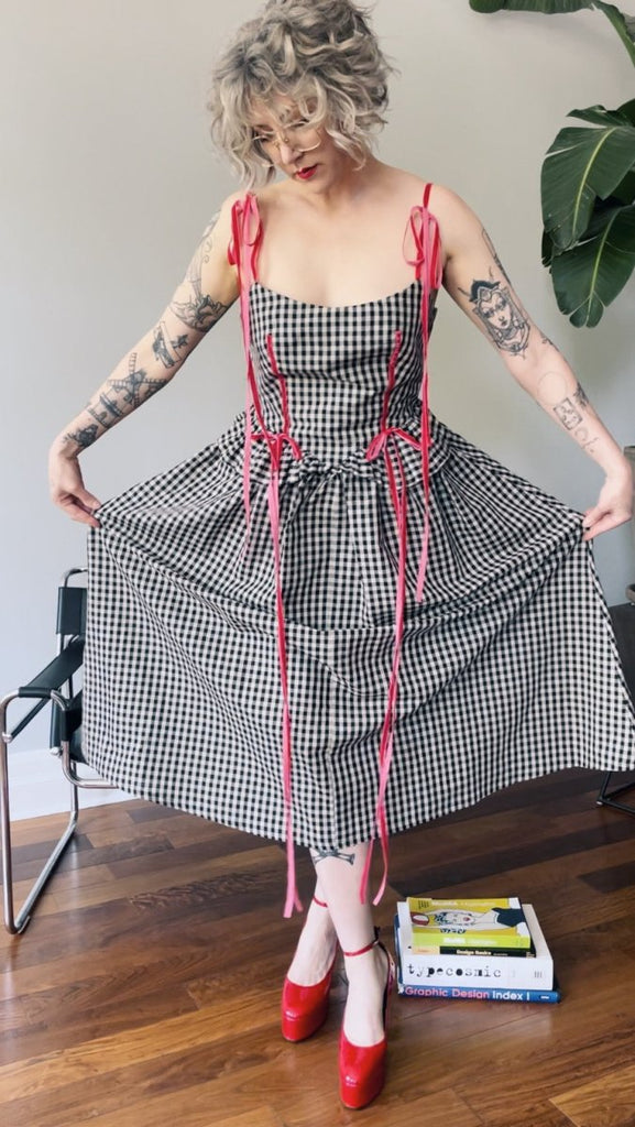 Eliza Faulkner Tessa Dress (Gingham) - Victoire BoutiqueEliza FaulknerDresses Ottawa Boutique Shopping Clothing